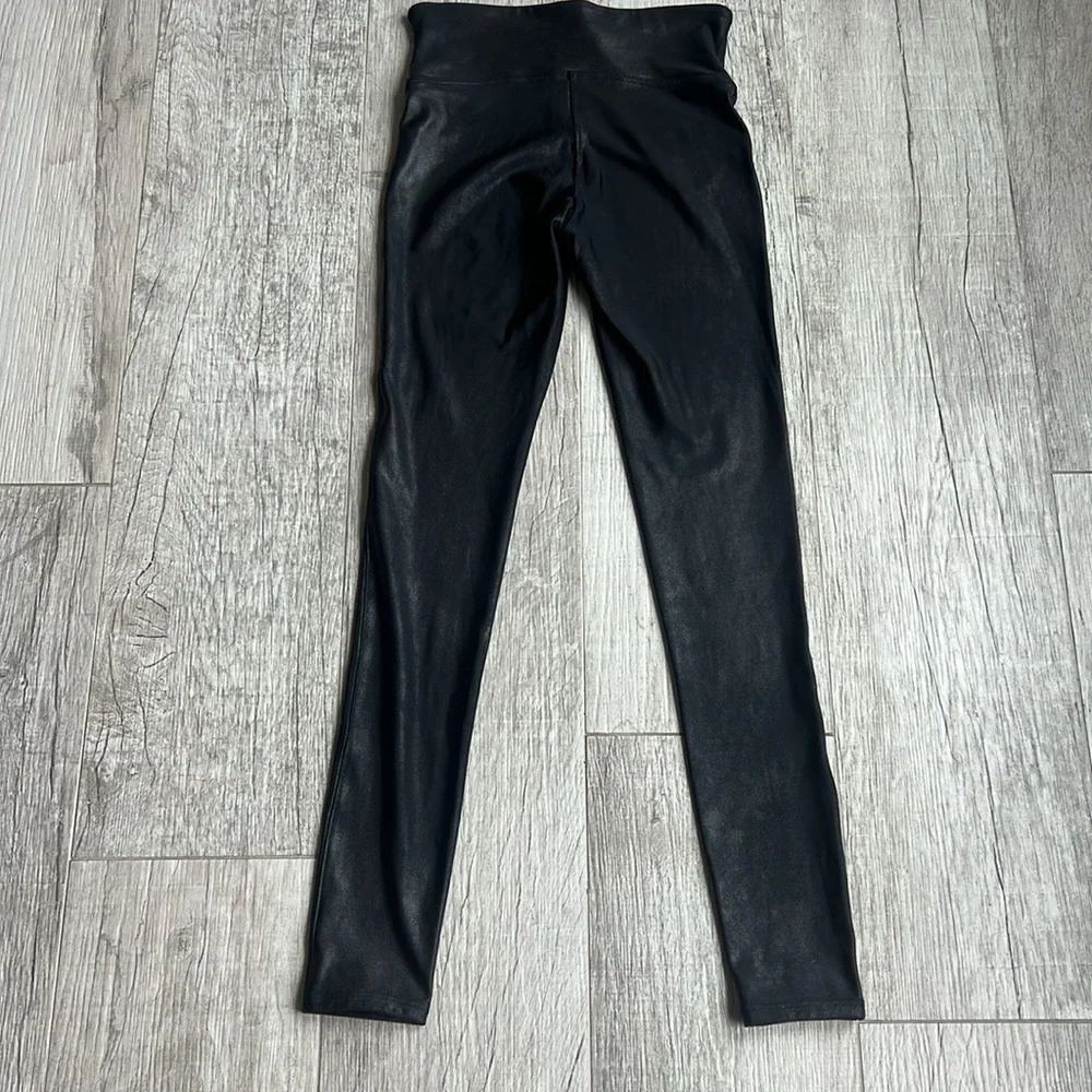 SPANX Faux Leather Leggings‎ Women’s Size S Small Black